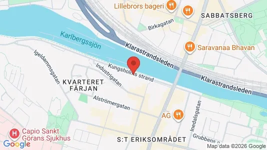 Lägenheter till salu i Kungsholmen - kort over placeringen