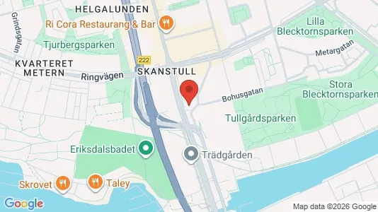 Lägenheter att hyra i Södermalm - kort over placeringen