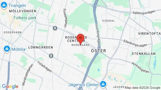 Lägenheter till salu i Rosengård - kort over placeringen