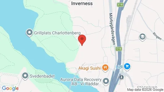 Bostadsrätter till salu i Danderyd - kort over placeringen