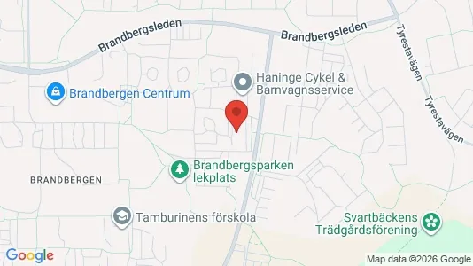 Lägenheter att hyra i Haninge - kort over placeringen