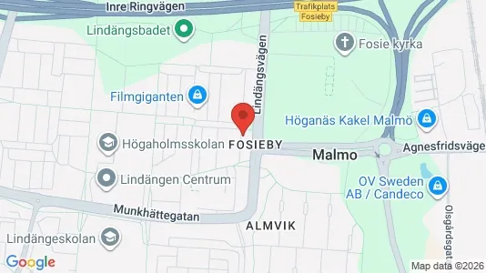 Lägenheter att hyra i Fosie - kort over placeringen