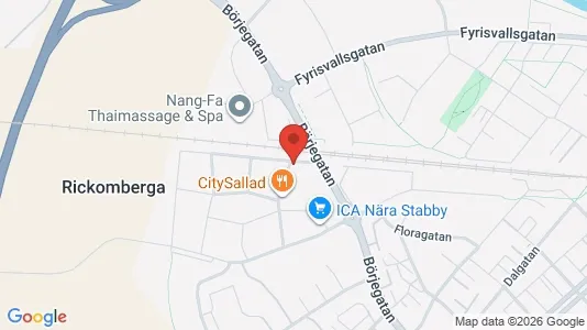 Lägenheter att hyra i Uppsala - kort over placeringen