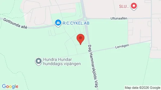 Lägenheter att hyra i Uppsala - kort over placeringen