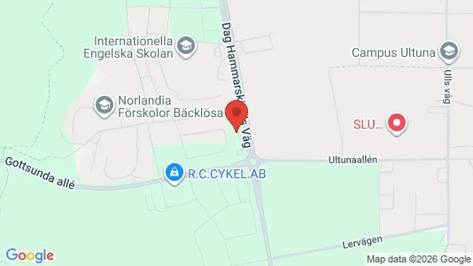 Lägenheter att hyra i Uppsala - kort over placeringen