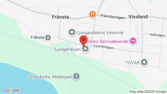 Lägenheter att hyra i Ånge - kort over placeringen