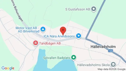 Lägenheter till salu i Tanum - kort over placeringen