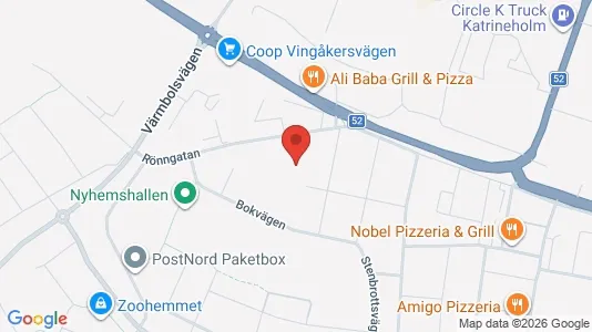 Lägenheter att hyra i Katrineholm - kort over placeringen