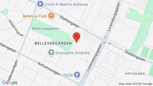 Lägenheter att hyra i Malmö Centrum - kort over placeringen