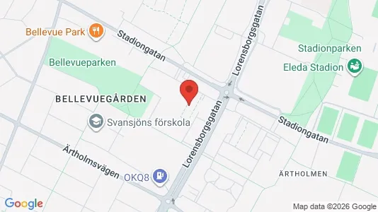 Lägenheter att hyra i Malmö Centrum - kort over placeringen