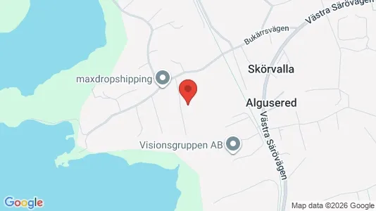 Lägenheter att hyra i Kungsbacka - kort over placeringen