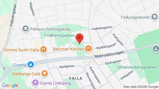 Lägenheter att hyra i Linköping - kort over placeringen