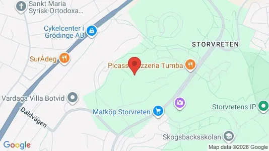 Lägenheter att hyra i Botkyrka - kort over placeringen