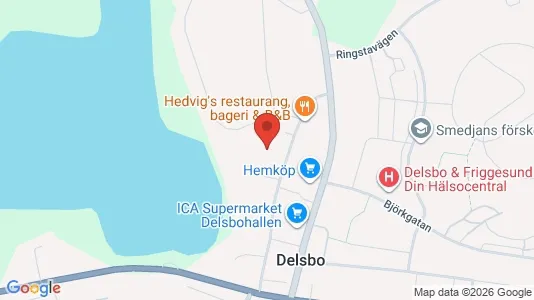 Lägenheter till salu i Hudiksvall - kort over placeringen