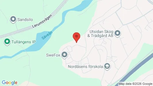 Bostadsrätter till salu i Lerum - kort over placeringen