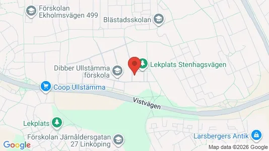 Bostadsrätter till salu i Linköping - kort over placeringen