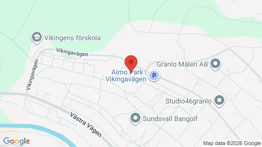 Bostadsrätter till salu i Sundsvall - kort over placeringen