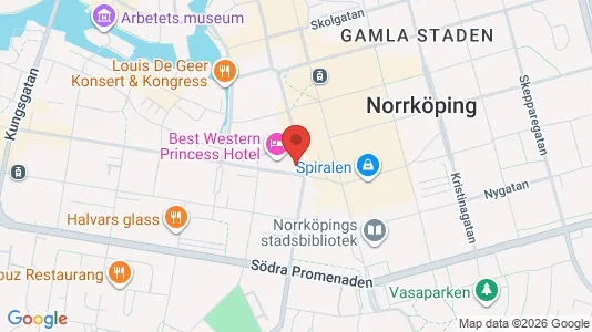 Lägenheter att hyra i Norrköping - kort over placeringen