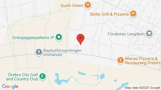 Lägenheter att hyra i Örebro - kort over placeringen