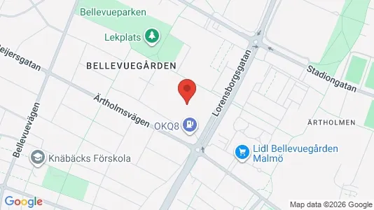 Lägenheter att hyra i Malmö Centrum - kort over placeringen