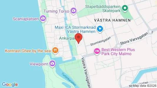 Lägenheter att hyra i Falkenberg - kort over placeringen