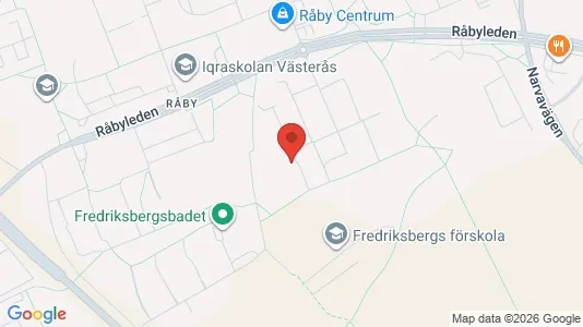 Lägenheter att hyra i Västerås - kort over placeringen