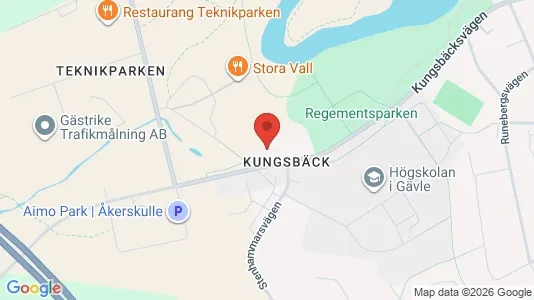 Lägenheter att hyra i Gävle - kort over placeringen
