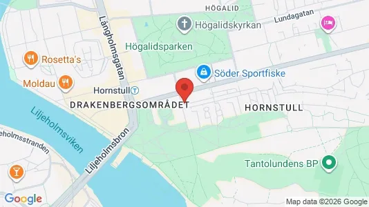 Lägenheter till salu i Södermalm - kort over placeringen