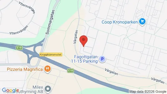 Lägenheter att hyra i Karlstad - kort over placeringen