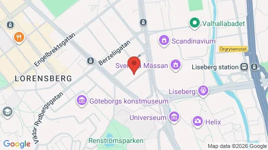 Lägenheter till salu i Örgryte-Härlanda - kort over placeringen