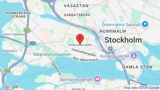 Hus till salu i Kungsholmen - kort over placeringen
