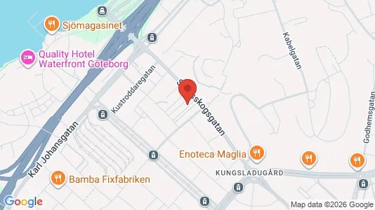 Lägenheter till salu i Majorna-Linné - kort over placeringen