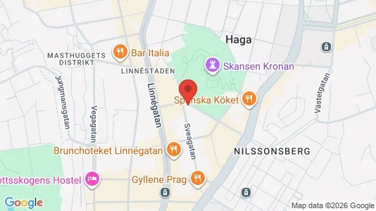 Lägenheter till salu i Göteborg Centrum - kort over placeringen