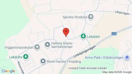 Lägenheter att hyra i Finspång - kort over placeringen