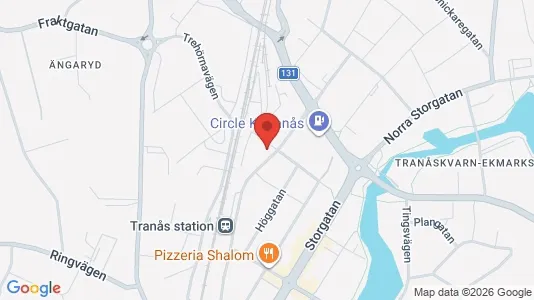 Lägenheter att hyra i Tranås - kort over placeringen