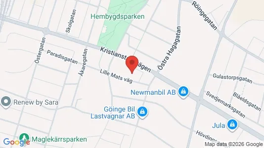 Lägenheter att hyra i Hässleholm - kort over placeringen