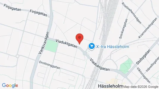 Lägenheter att hyra i Hässleholm - kort over placeringen