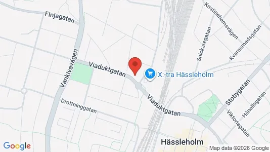 Lägenheter att hyra i Hässleholm - kort over placeringen