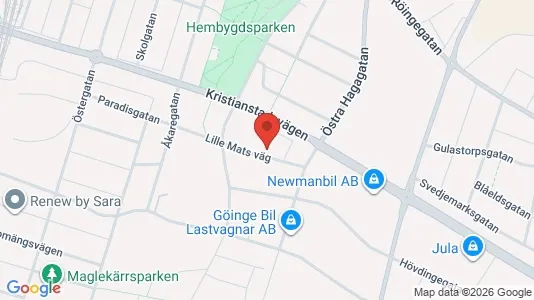 Lägenheter att hyra i Hässleholm - kort over placeringen