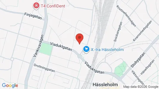 Lägenheter att hyra i Hässleholm - kort over placeringen