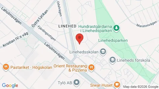 Lägenheter att hyra i Halmstad - kort over placeringen