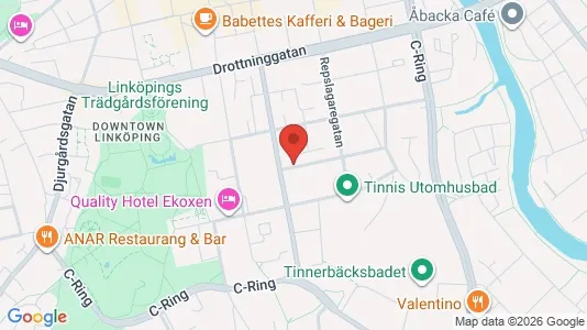 Lägenheter att hyra i Linköping - kort over placeringen