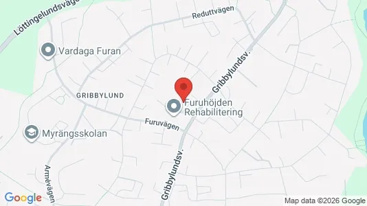 Lägenheter att hyra i Täby - kort over placeringen