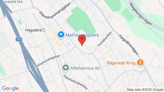 Lägenheter att hyra i Söderort - kort over placeringen