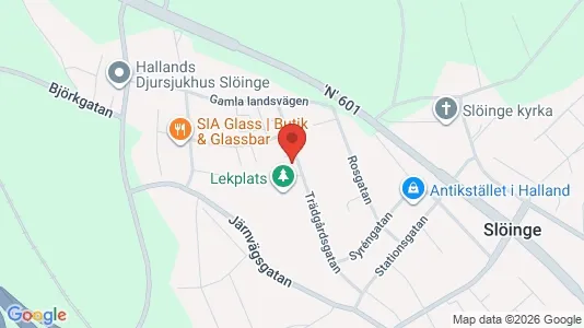Lägenheter att hyra i Falkenberg - kort over placeringen