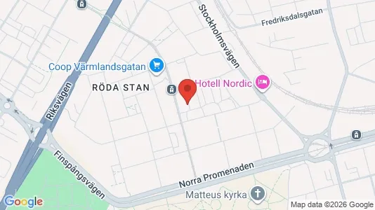 Lägenheter att hyra i Norrköping - kort over placeringen