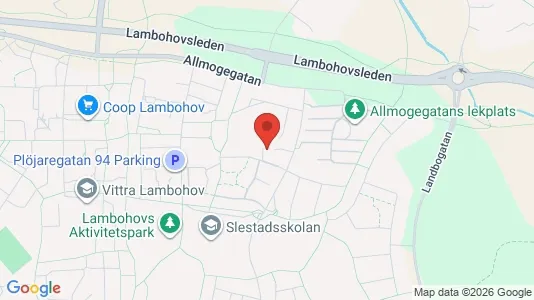 Bostadsrätter till salu i Linköping - kort over placeringen