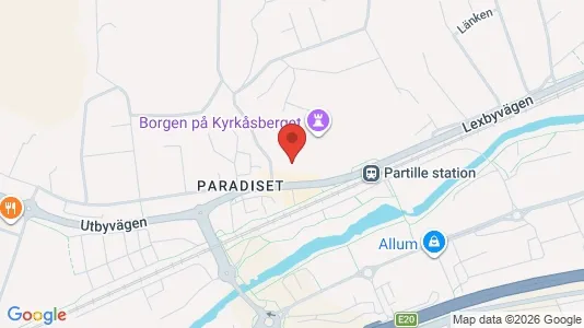 Bostadsrätter till salu i Partille - kort over placeringen
