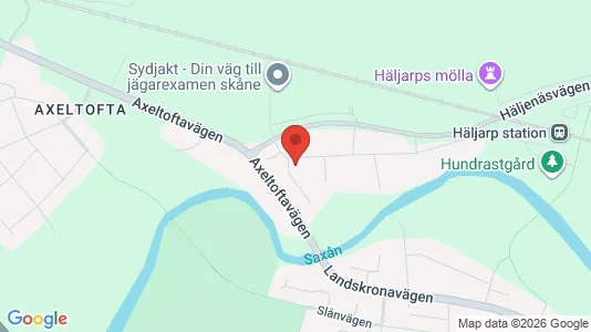 Bostadsrätter till salu i Eslöv - kort over placeringen