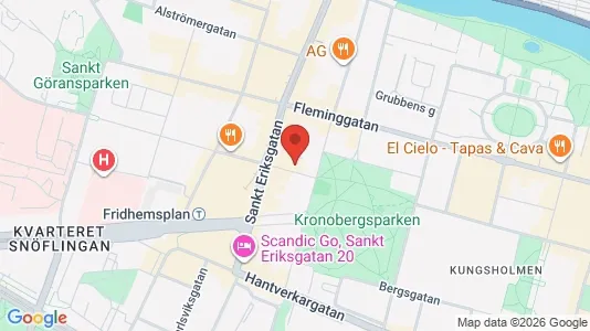 Lägenheter till salu i Kungsholmen - kort over placeringen